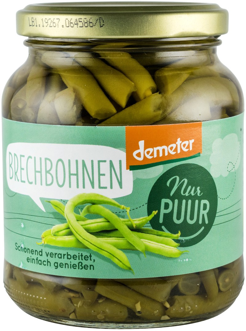 Oferte la Fasole verde bio si demeter, 340g Nur Puur