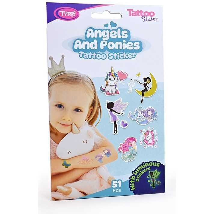 Oferte la Set 51 Tatuaje Temporare Tip Autocolante KOPXX1800017 Zane si Ponei