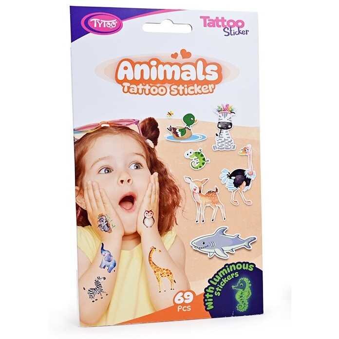 Oferte la Set 69 Tatuaje Temporare Tip Autocolante KOPXX1800011 Animale