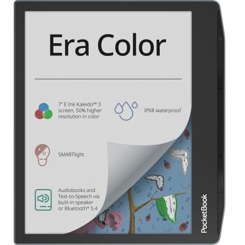 Oferte la Ebook Reader Era Color Stormy Sea 7Inch 1GB RAM IPX8 Albastru
