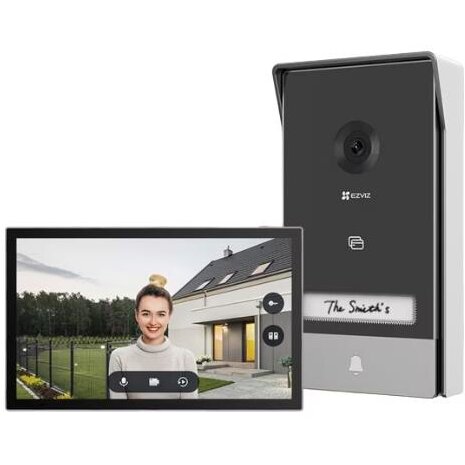 Oferte la Videointerfon Wi-Fi Smart Home HP7 Negru/Gri