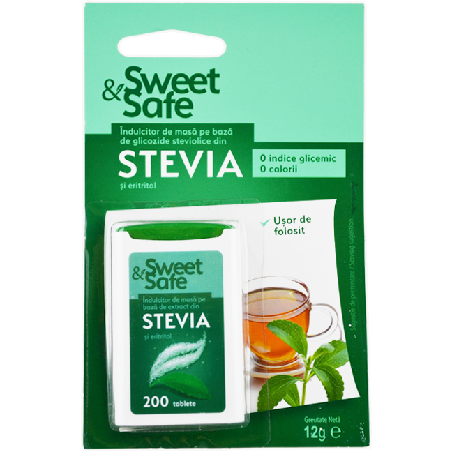Oferte la Indulcitor Natural Stevie Sweet&Safe 200tb
