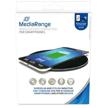 Oferte la Incarcator Wireless Fast Charge Pad 15W Pentru Smartphones Negru