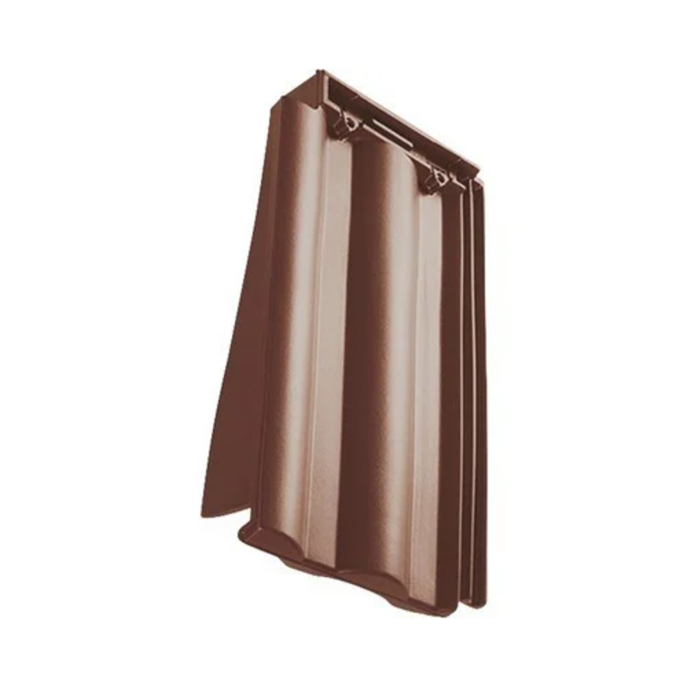 Oferte la Tigla de margine stanga Tondach Twist, engoba 11 - maro satinat, 30 x 50 cm
