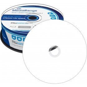Oferte la Mediu Optic BD-R DL 50GB Blu-Ray 25x Bucati Alb