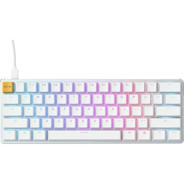 Oferte la Tastatura Gaming Compacta GMMK Ice Edition Switch Gateron Brown US Layout Alb