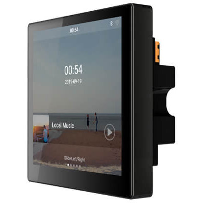Oferte la Amplificator DM839 Stereo De Perete 2x10W Cu MicroUSB/MicroSD/Bluetooth/WIFI si AUX cu Ecran LED 4inch Intercom