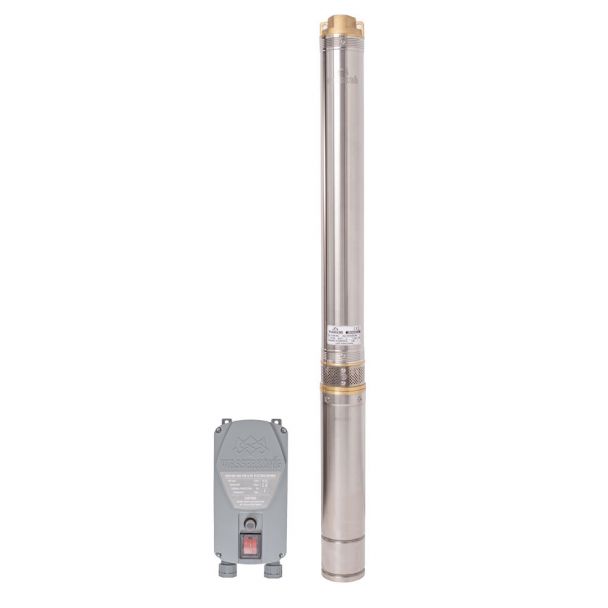 Oferte la Pompa submersibila centrifugala multietajata Wasserkonig SI10094/3.5 diametru 3.5 putere 1500 W debit 5640 l/h inaltime refulare 100 m