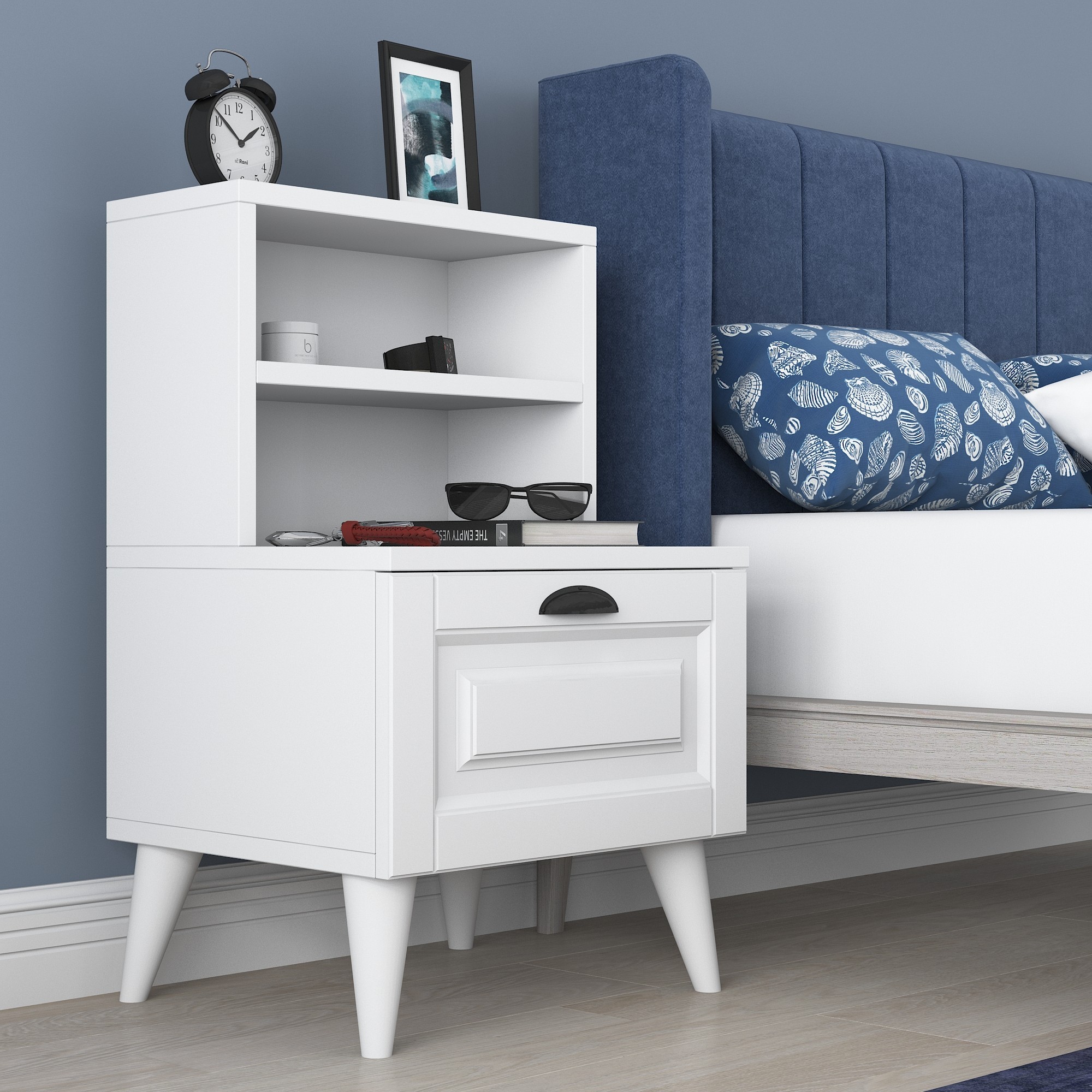 Oferte la Noptiera cu Etajera BD105 - 2785 Dimensiuni 45 X 74.4 X 40