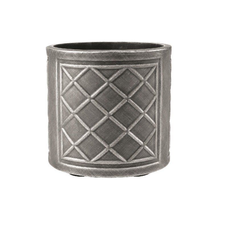 Oferte la Ghiveci imitatie plumb, rotund, gri, 24L