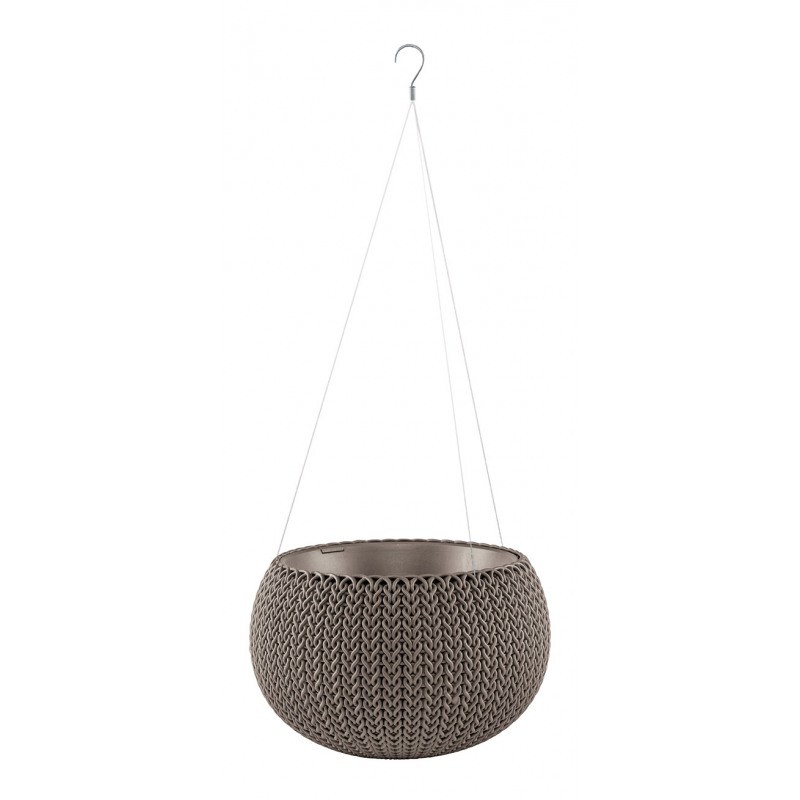 Oferte la Ghiveci pentru flori, rotund, maro, suspendabil