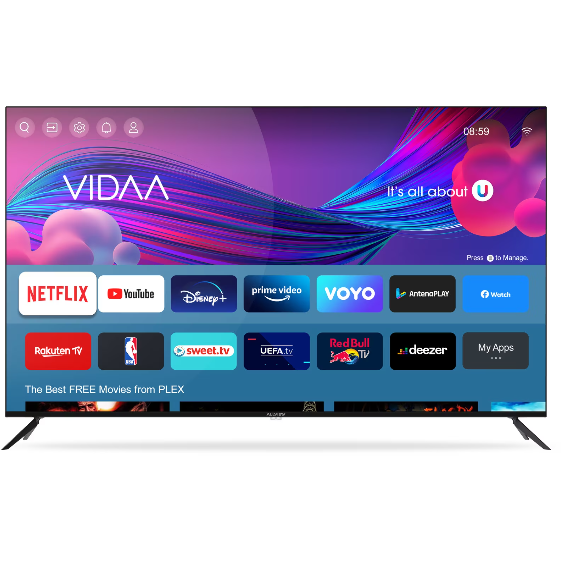 Oferte la Televizor MINI LED 65iPlay8000-U 4K 60Hz HDR 10 G Super Slim No Frame Display Negru