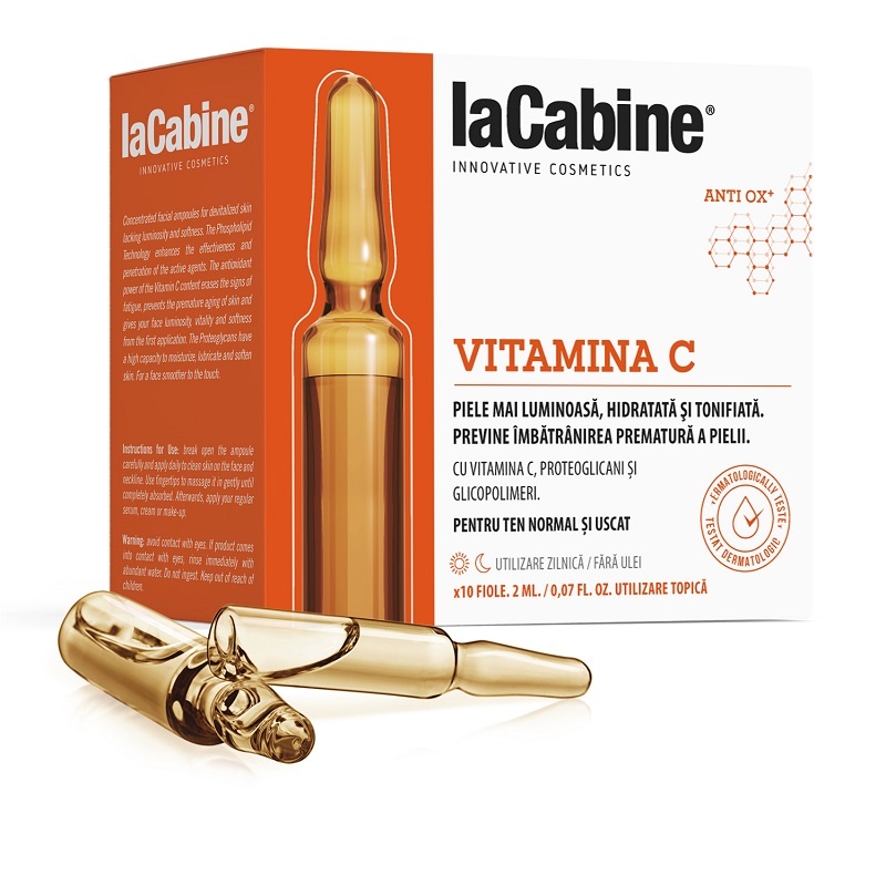 Oferte la Fiole Vitamina C La Cabine, 10 fiole x 2 ml