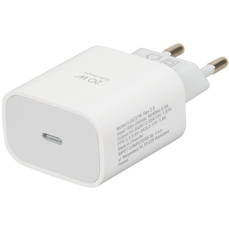 Oferte la Incarcator Retea C-37 GaN PD20W USB Type-C Alb