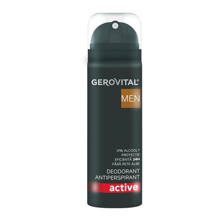 Oferte la Deodorant antiperspirant Gerovital Men Active (Concentratie: Deo Spray, Gramaj: 150 ml)