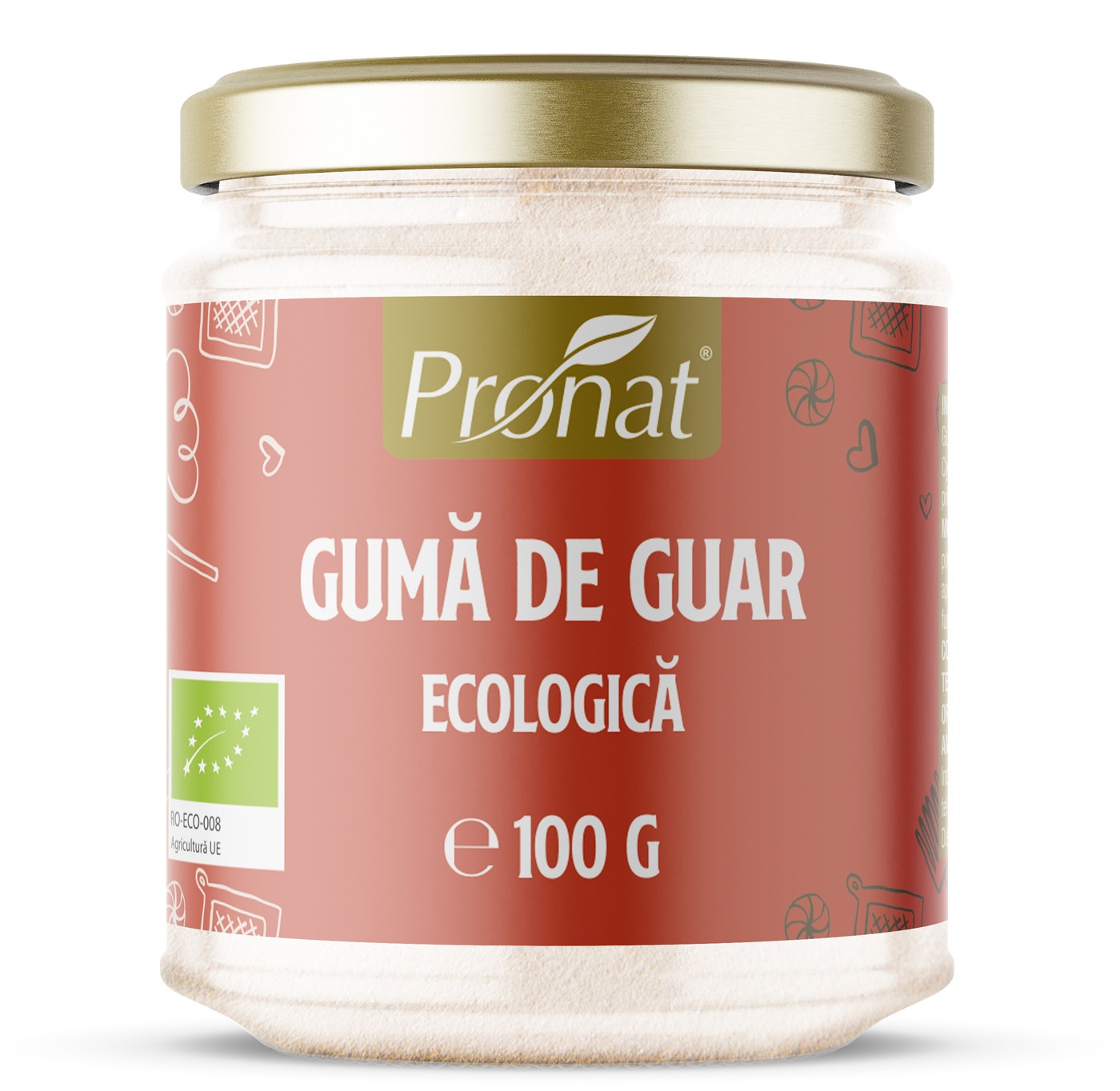 Oferte la Guma de guar bio, 100g Pronat