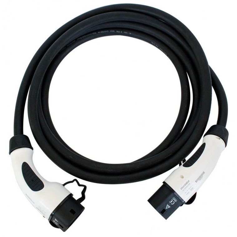Oferte la Cablu de incarcare pentru masini electrice de la 62196-2 (Type 2) la 62196-2 (Type 2), 11kW, 16A/380V Ampevo T22-3/16N, negru