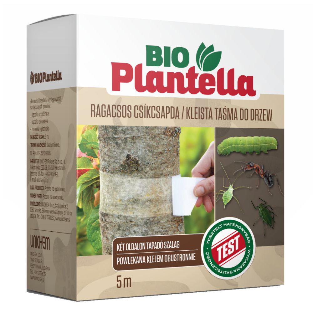 Oferte la Banda adeziva capcana pentru copaci, Bio Plantella, efect imediat, 5 x 5 m