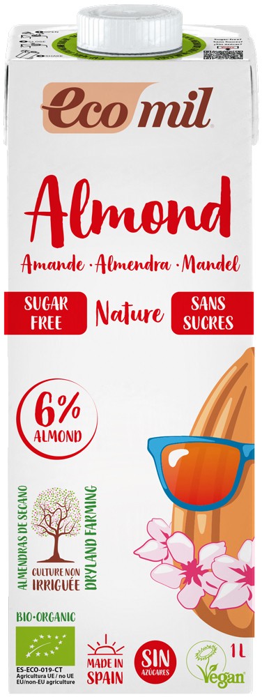 Oferte la Bautura bio natur de migdale, fara zahar, 1000ml Ecomil