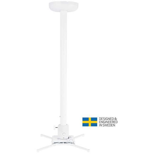 Oferte la Suport Videoproiector Tavan MB-0742 Finetune Reglabil 1600-3000mm 10kg Alb