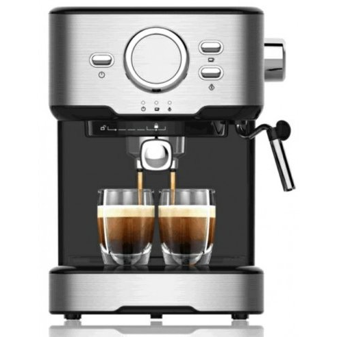 Oferte la Espressor cu Cappucino DUETTE 850W 1.5 l 15 bari Negru/Argintiu