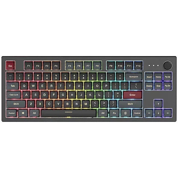 Oferte la Tastatura MKey TKL Darkness Red