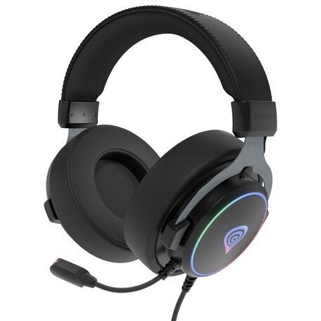 Oferte la Casti Neon 764 RGB Negru