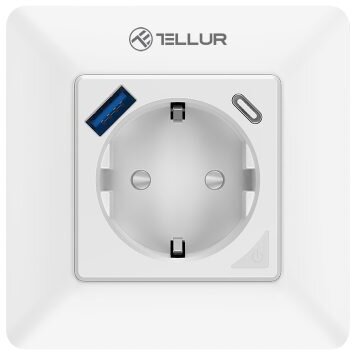 Oferte la Priza de Perete WiFi Smart TLL331531 3600W 16A PD 20W USB 18W Monitorizare Consum Alb