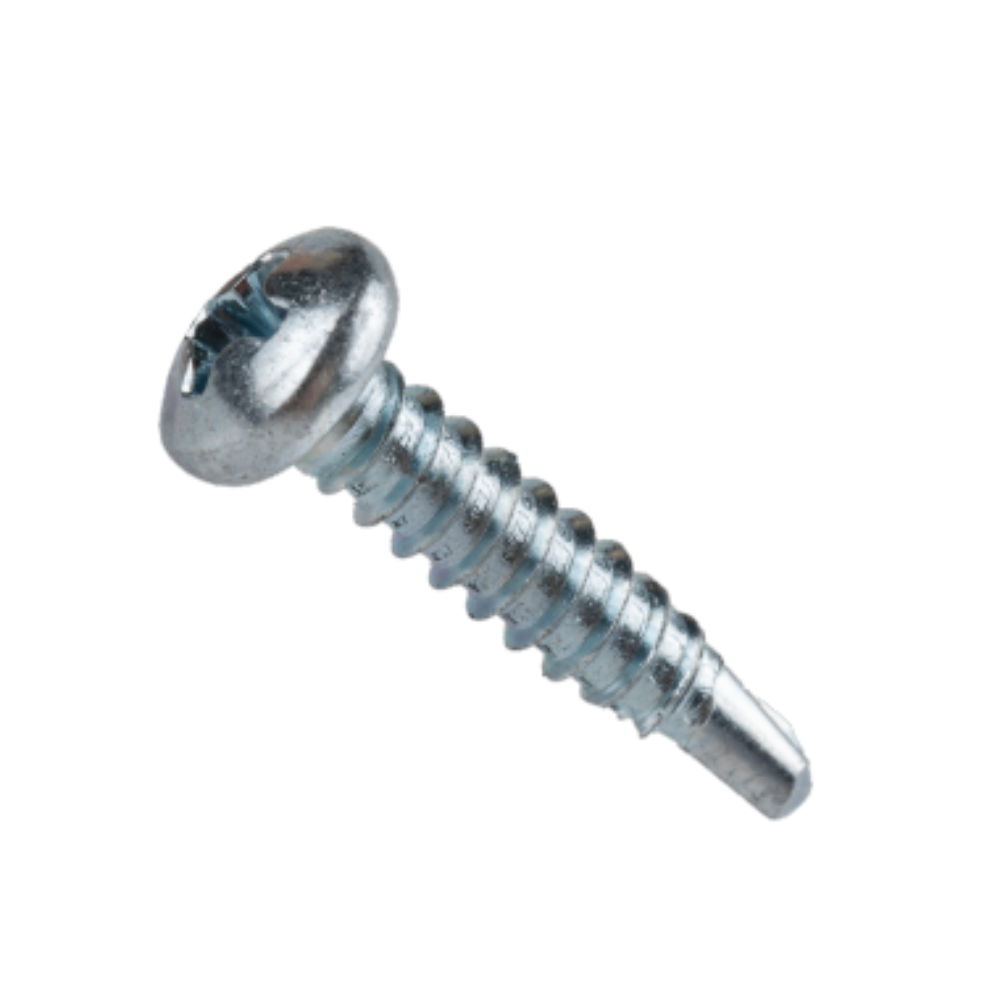 Oferte la Surub autoforant cap bombat PH2, otel zincat alb, DIN 7504N, 3.5 x 9.5 mm