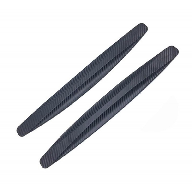 Oferte la Set Banda Protectie Techstar®, Design Pentru Usa, Prag, Bara, Model Auto Universal din Cauciuc cu aspect de Fibra de Carbon, 40cm, Negru