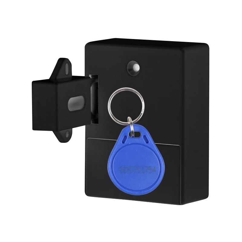 Oferte la Incuietoare Inteligenta Techstar®, EMID IC, Digital, Discret, Deblocare cu card RFID, Control Acces, Negru