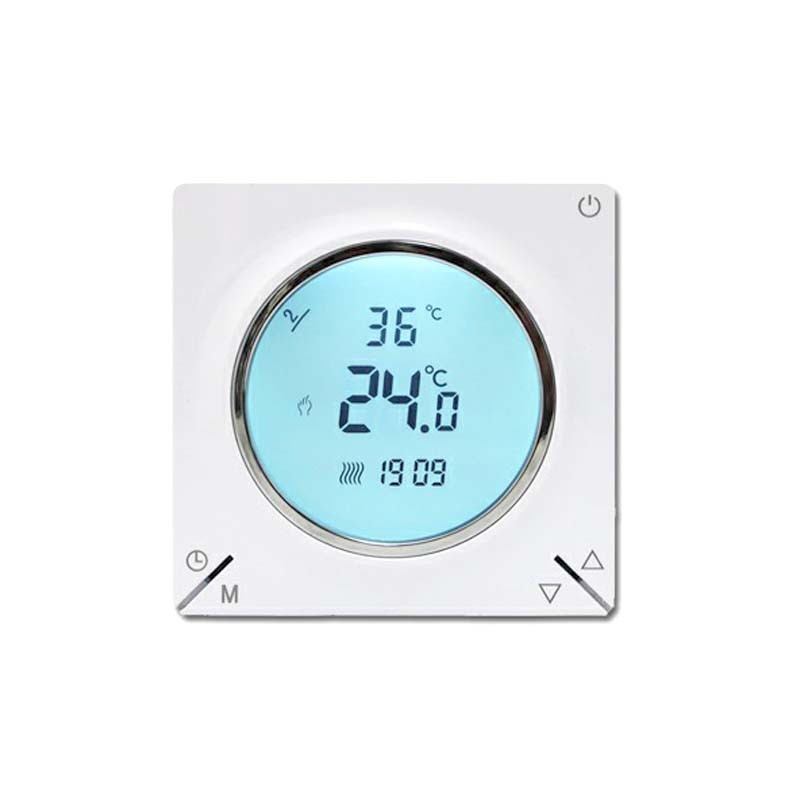 Oferte la Termostat Techstar® TH-12, Ecran Digital, Incastrabil, 16A, 3500W, Alimentare 220V, Senzor Pardoseala, Alb