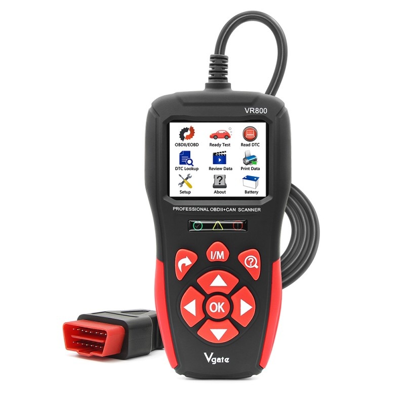 Oferte la Diagnoza Auto Techstar® Vgate VR800 Profesional , Multimarca OBD2, OBD+CAN, cu Display Color, Coduri Detaliate, Upgrade Gratuit