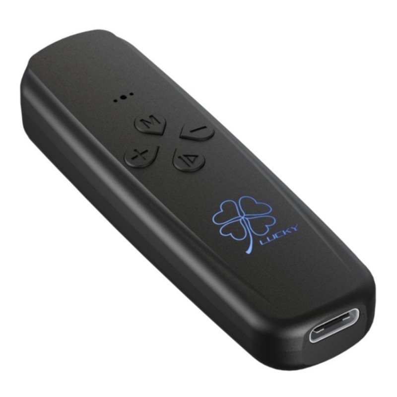 Oferte la Transmitator receptor portabil 2 in 1 Techstar® M27, Compatibil Bluetooth 5.0, Reincarcabil, USB, AUX 3.5 mm, TV, PC, Auto, Negru