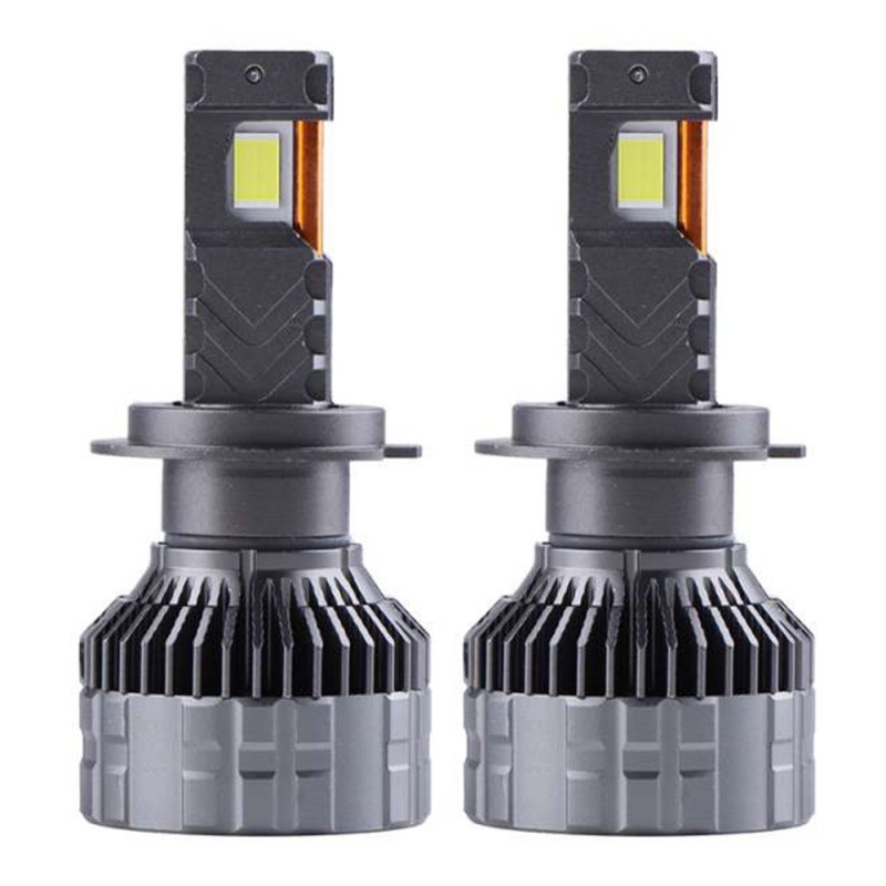 Oferte la Set 2 LED-Uri Auto Techstar® P18, H7, 300W, 45000 Lumeni, 6500K, 12-24V, Unghi Fascicul 360°, CSP 4575, Canbus, Radiator Aluminiu, Racire Cooling Tech, Argintiu