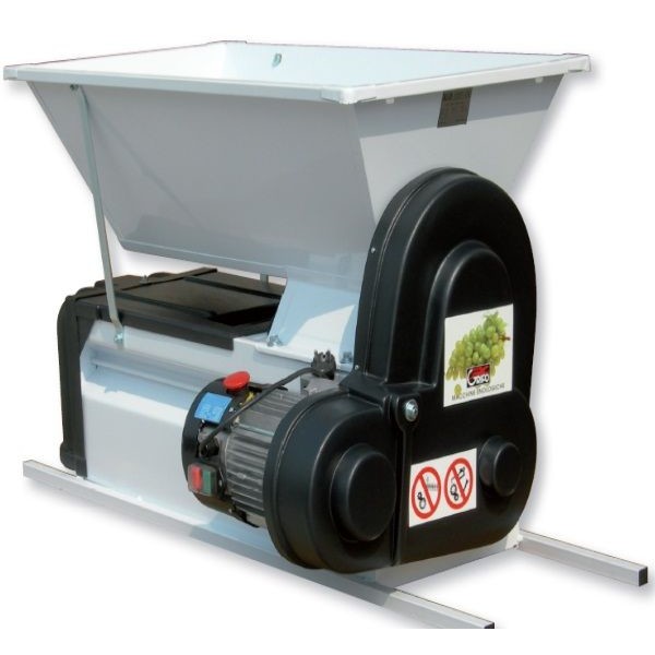 Oferte la Zdrobitor de struguri cu desciorchinare, motor si snec, Grifo DMC, productivitate 1.5 tone/h, cuva emailata