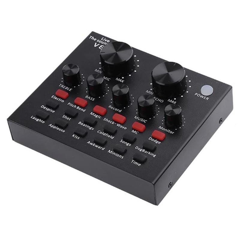 Oferte la Placa de sunet V8 Webcast Techstar®, Interfata Audio USB, Negru