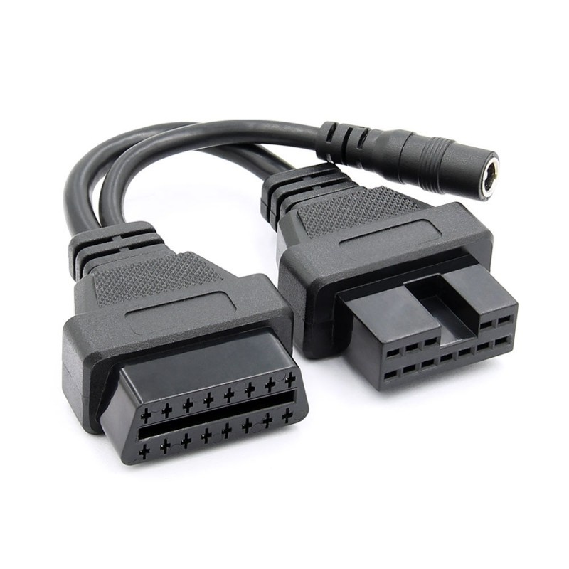 Oferte la Cablu adaptor Auto Techstar®, Mitsubishi, 12 Pin la OBD2 16 Pin