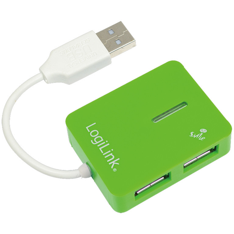 Oferte la Hub USB UA0138 USB 2.0 4 porturi Smile Green