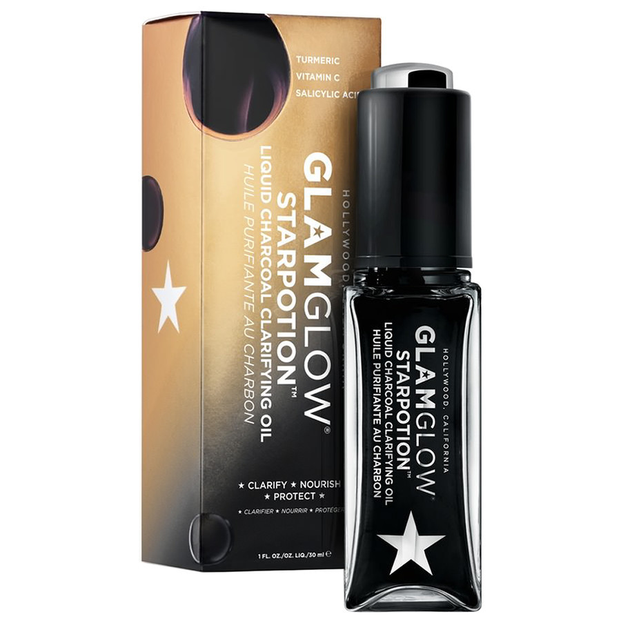 Oferte la Ulei de fata GlamGlow Starpotion Liquid Charcoal Clarifying Oil, 30 ml (Gramaj: 30 ml)