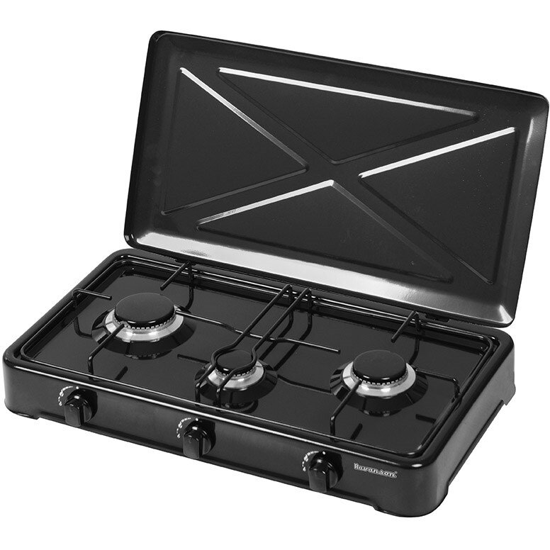 Oferte la Plita Gaz K-03TB  3 zone Negru