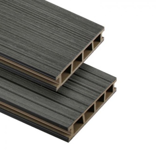 Oferte la Deck WPC  Bergdeck Pure  culoare negru  BP1002  25x150x2400 mm