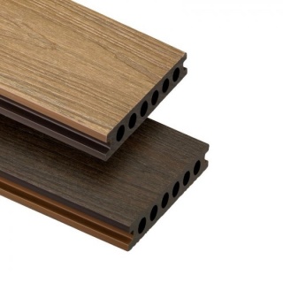 Oferte la Deck WPC bicolor Bergdeck W138  Teak/Nuc  BB0021  2900x138x23 mm