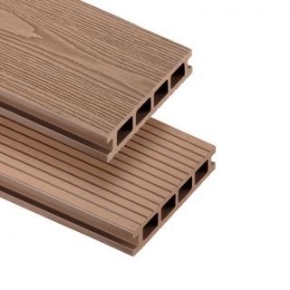 Oferte la Deck WPC  Bergdeck S140  culoare teak  BB1104  2200x140x25 mm
