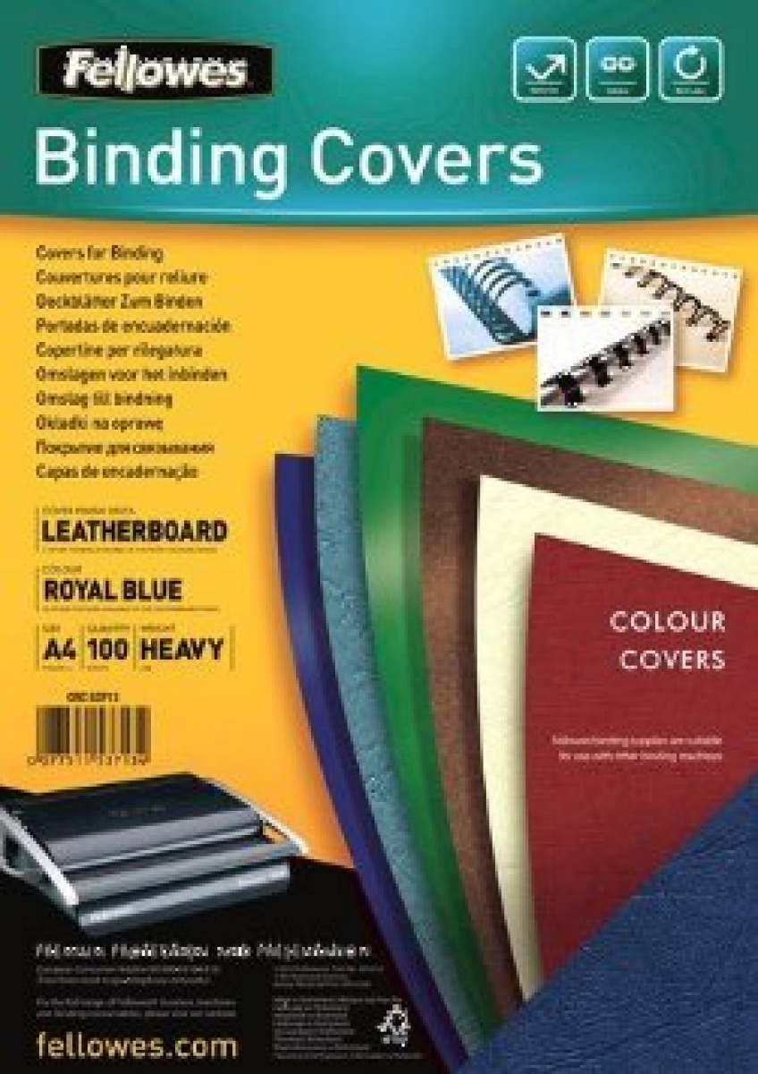 Oferte la Binding cover (leather pattern) DELTA A4 FSC 5371305 , 100 buc, bleumarin
