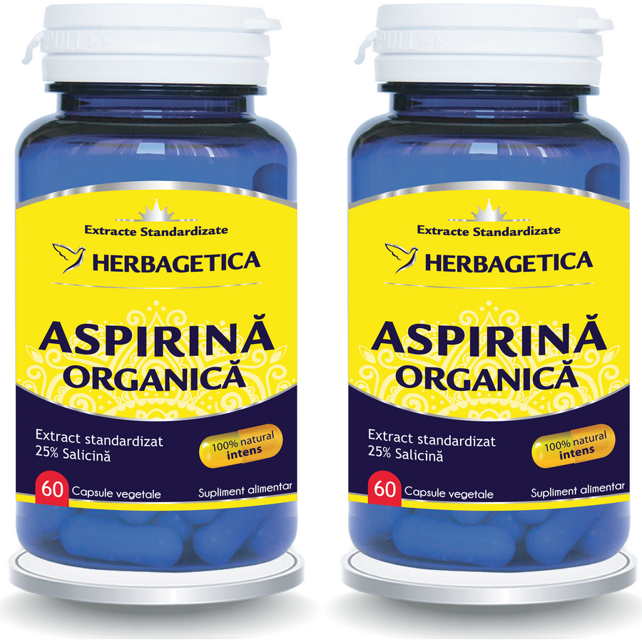 Oferte la Pachet Aspirina Organica 60cps+60cps (50% reducere la al doilea produs)