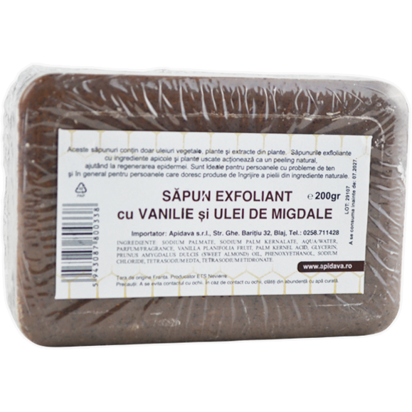 Oferte la Sapun Exfoliant cu Vanilie si Ulei de Migdale 200g