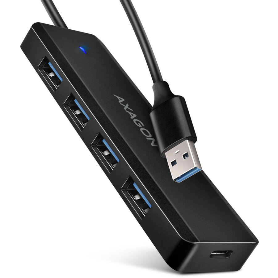Oferte la Hub Extern HUE-C1A 4x USB 3.2 Gen 1 USB-C Cablu USB Type-A 0.2M Negru