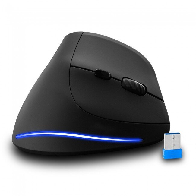 Oferte la Mouse Vertic Wireless Negru