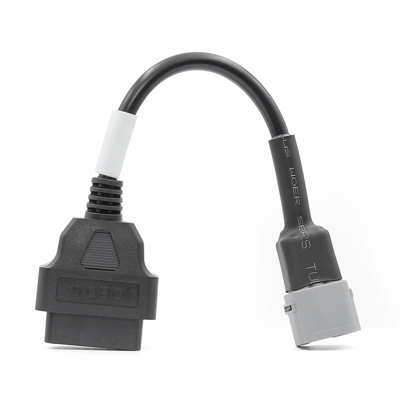 Oferte la Cablu Adaptor De Diagnosticare Techstar® OBD2 Cu 6 Pini La 16 Pini Pentru Motociclete Suzuki